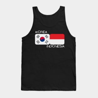 Korean Indonesian - Korea, Indonesia Tank Top